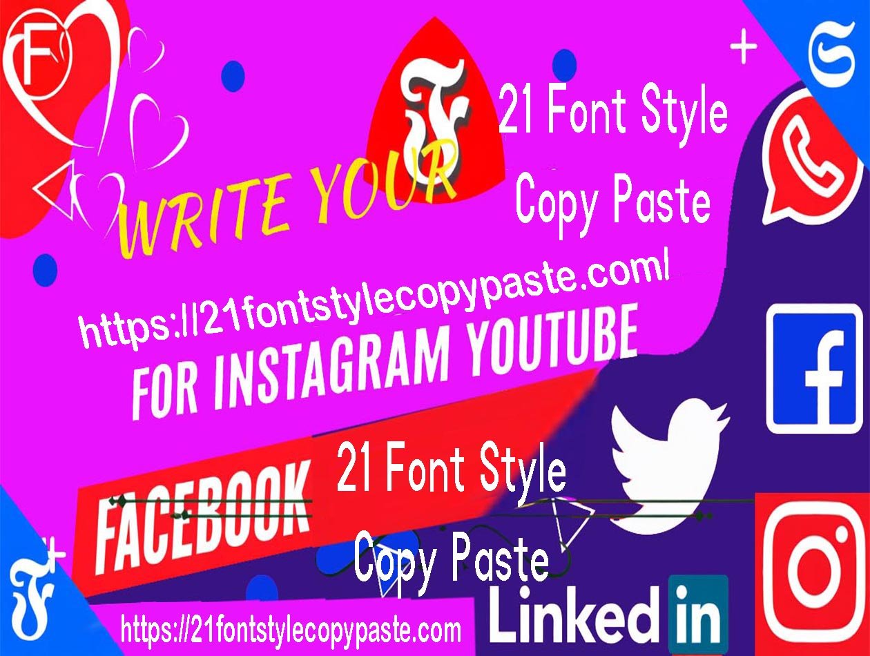 21 font style copy paste